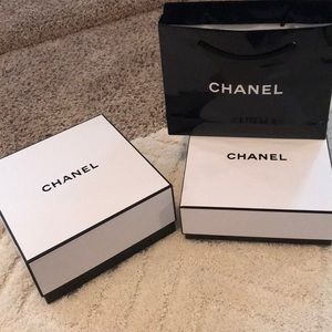 Chanel gift bag and box